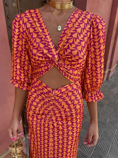 Satin Summer Dress