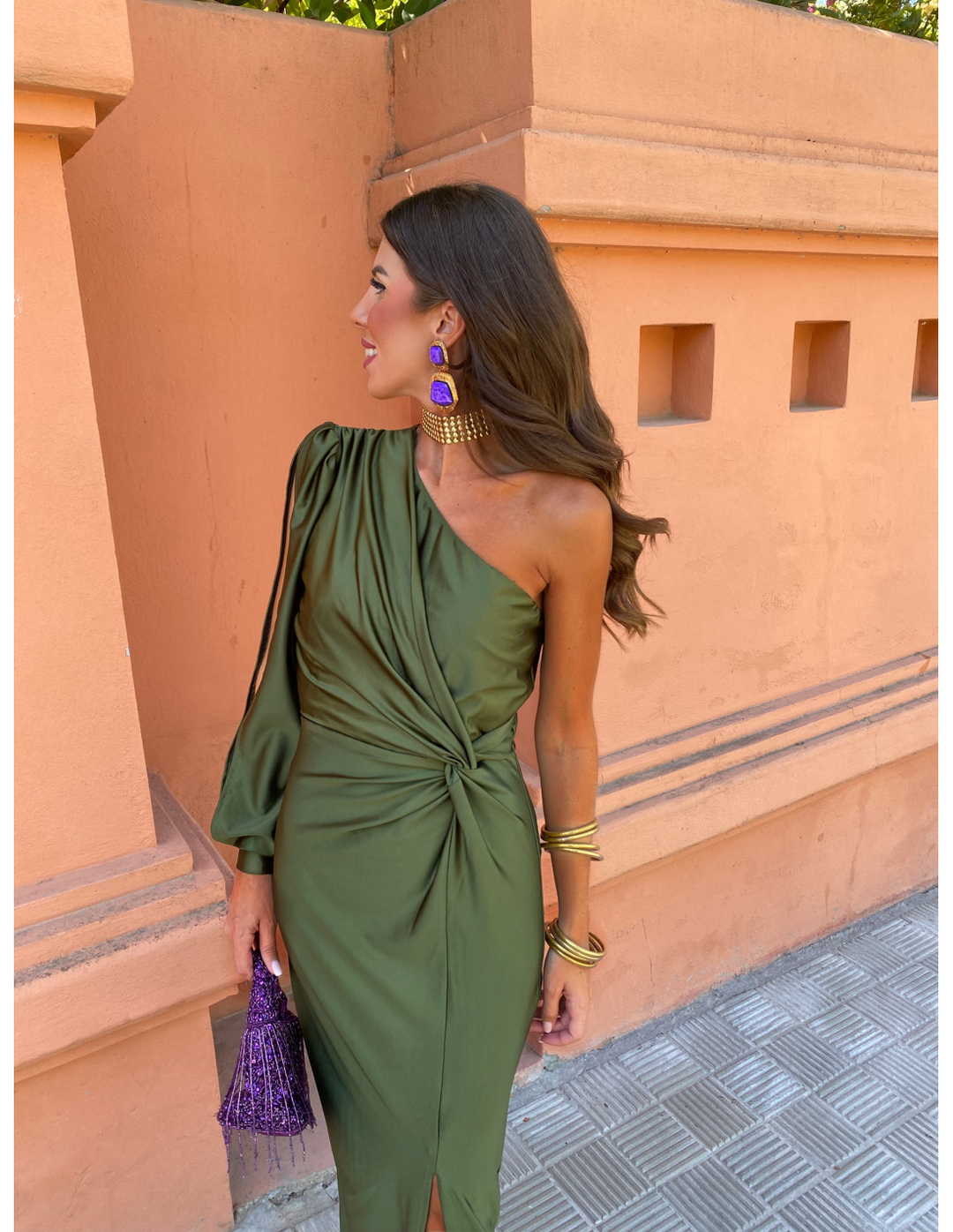 Elegante vestido largo