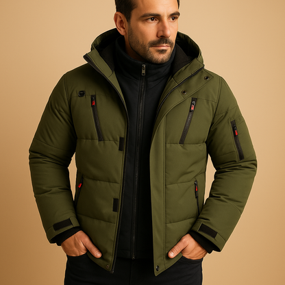 Chaquetas de invierno resistentes para hombre para actividades al aire libre