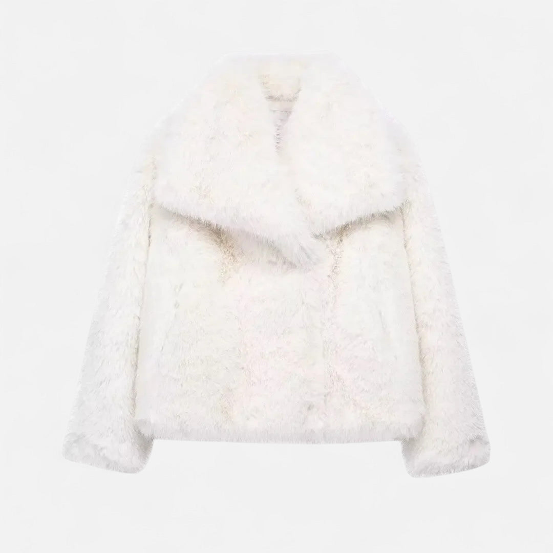 Women’s Chic Faux Fur Warm Jacket