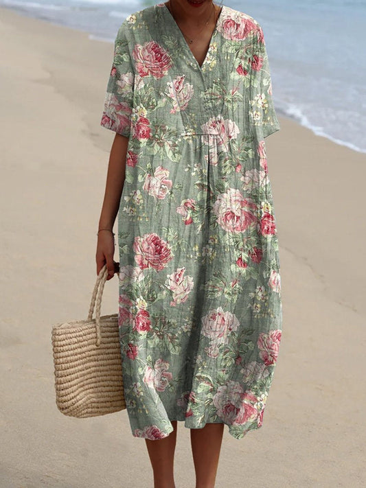 Cottagecore Floral Dress