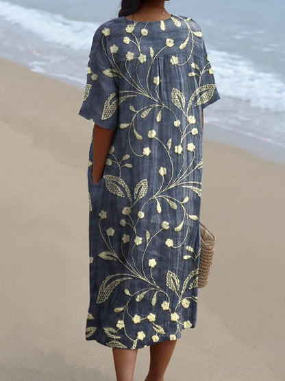 Country Style Floral Dress