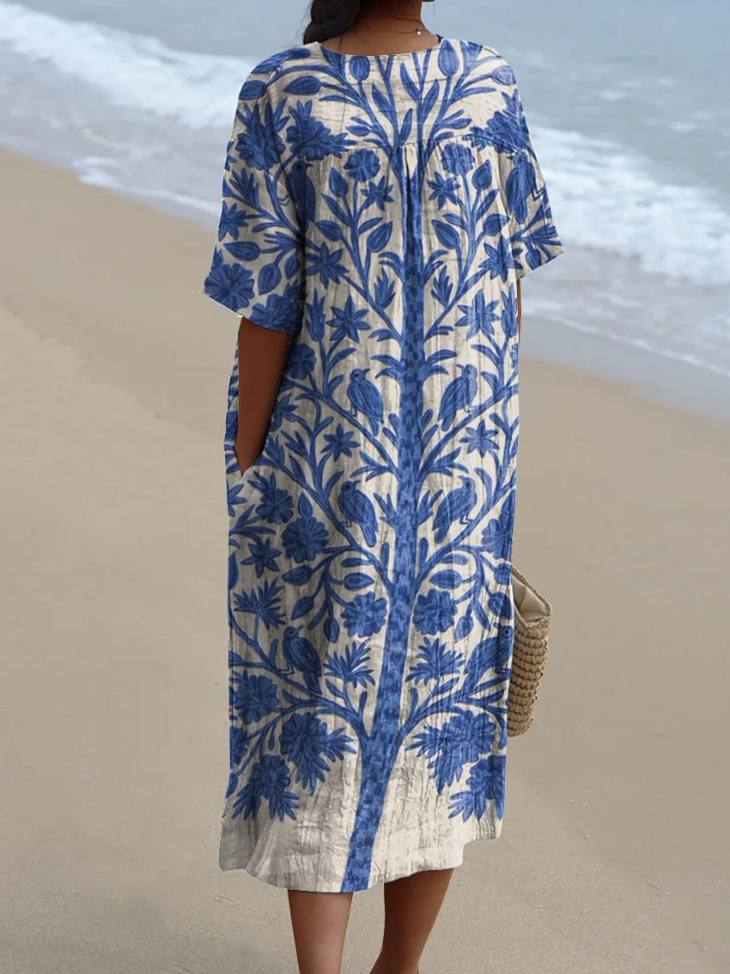 Elegant Vintage Flower Dress