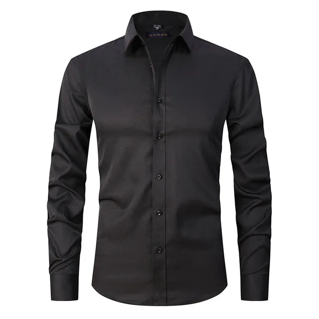 Men's Slim-Fit Button-Down Shirt