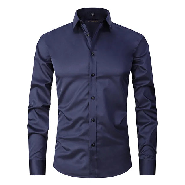 Men's Slim-Fit Button-Down Shirt
