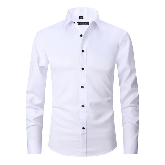Men's Slim-Fit Button-Down Shirt