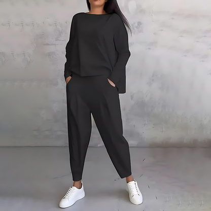 Women’s Casual Loose-Fit Top And Pants