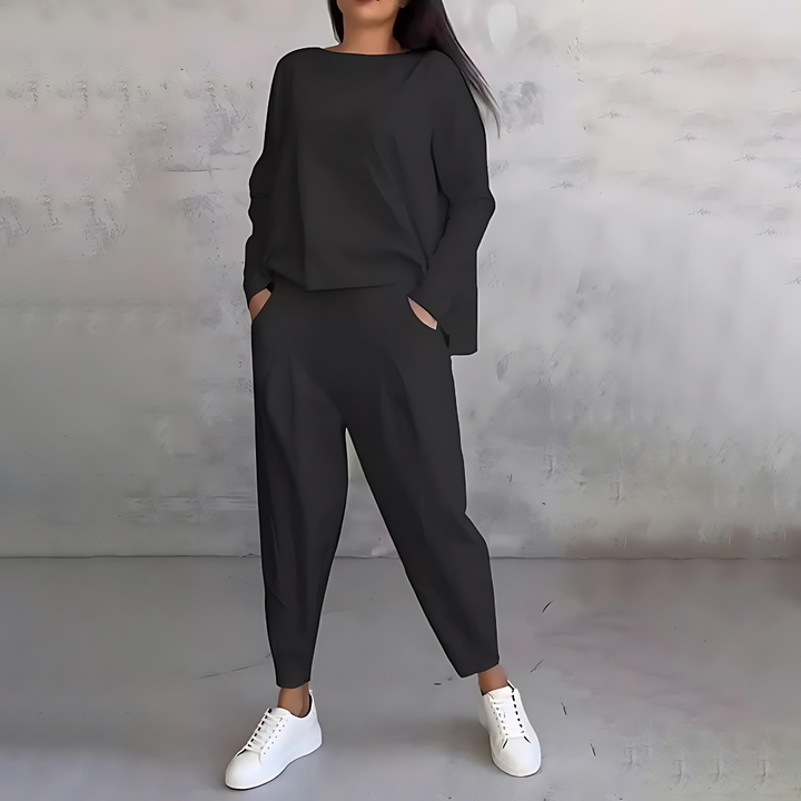 Women’s Casual Loose-Fit Top And Pants